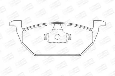 Колодки гальмові дискові передні AUDI A3 SEAT Leon SKODA Fabia, Octavia VW Be для CHAMPION 571985CH фото товару