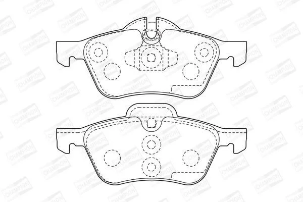 <strong>BMW гальмівні колодки передні Mini Cooper,One 01- CHAMPION 571992CH (фото 1)</strong>