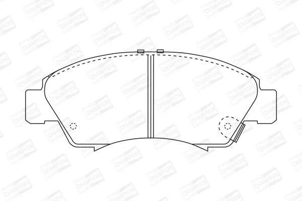 <strong>Гальмівні колодки пер. Honda Civic 87-01 (AKEBONO) CHAMPION 572324CH (фото 1)</strong>