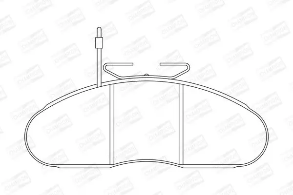 <strong>NISSAN гальмівні колодки передн. Atleon 00- CHAMPION 572374CH (фото 1)</strong>