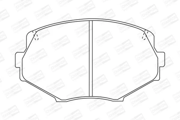 <strong>FORD Тормозные колодки перед.Escort, Fiesta, Sierra CHAMPION 572385CH (фото 1)</strong>
