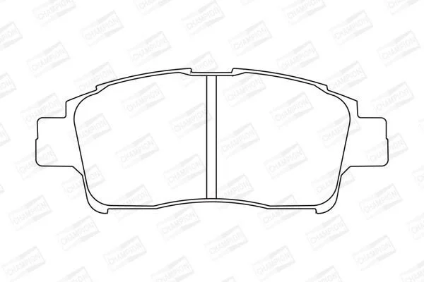 <strong>Гальмівні колодки пер. Yaris 01-05 CHAMPION 572404CH (фото 1)</strong>