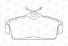 <strong>Колодки тормозные дисковые передние NISSAN Primera CHAMPION 572422CH (фото 1)</strong>
