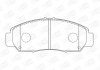 Колодки тормозные дисковые передние HONDA ACCORD VII (CM) 02-08, CIVIC IX Saloon CHAMPION 572449CH (фото 1)