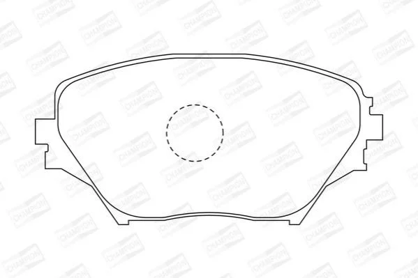<strong>Колодки тормозные дисковые передние TOYOTA RAV 4 II (_A2_) 00-05 CHAM CHAMPION 572487CH (фото 1)</strong>