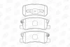 <strong>Колодки гальмівні дискові задні CHRYSLER SEBRING Convertible (JS) C CHAMPION 572498CH (фото 1)</strong>