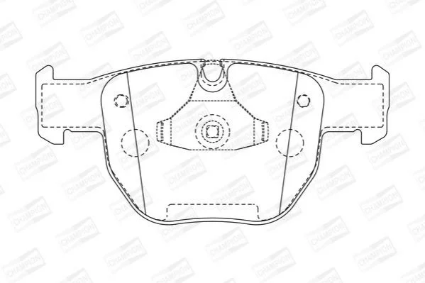 <strong>LANDROVER Тормозные колодки передн. Range Rover III 02- CHAMPION 572507CH (фото 1)</strong>
