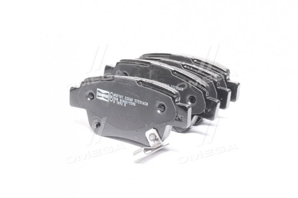 <strong>Колодки тормозные дисковые задние TOYOTA Avensis CHAMPION 572516CH (фото 1)</strong>
