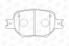 <strong>Колодки тормозные дисковые передние TOYOTA CALDINA Estate (_T24_) 02-07, CELICA CHAMPION 572517CH (фото 1)</strong>