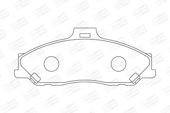 <strong>MAZDA Тормозные колодки передние B-serie,BT-50,Ford Ranger 1.8/3.0 96- CHAMPION 572537CH (фото 1)</strong>