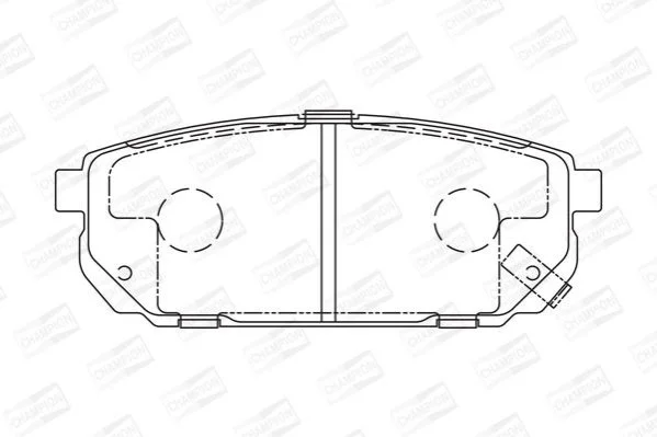 <strong>Колодки тормозные дисковые задние Kia Sorento I CHAMPION 572549CH (фото 1)</strong>