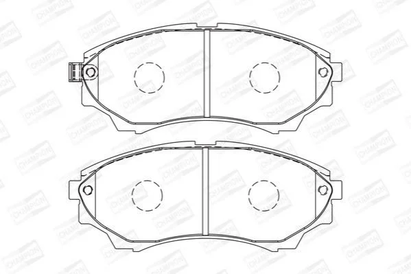 <strong>Колодки тормозные дисковые передние Ford Ranger (99-06), (06-12)/ Mazda BT-50 (0 CHAMPION 572572CH (фото 1)</strong>