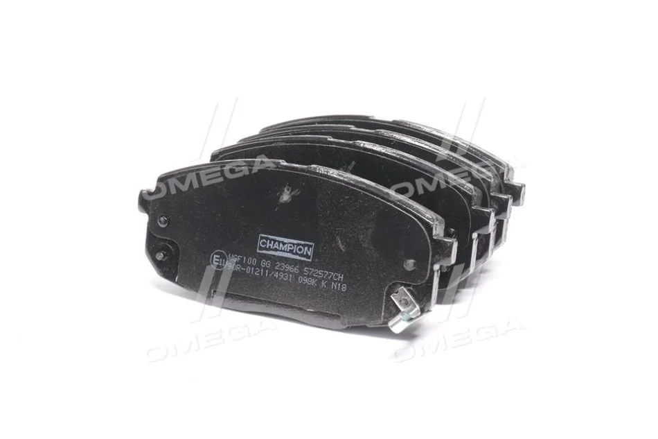 <strong>Колодки гальмівні дискові передні HYUNDAI i30 (FD) 07-12, i30 Estate (FD) 07-12 CHAMPION 572577CH (фото 1)</strong>