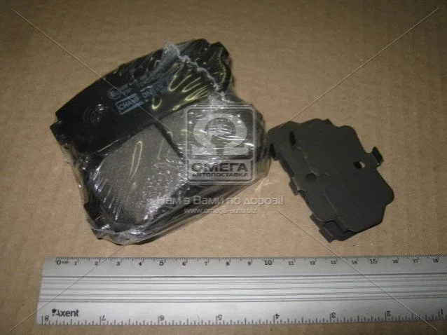 <strong>Колодки гальмівні дискові задні HYUNDAI Accent/KIA Ceed, Rio CHAMPI CHAMPION 572590CH (фото 1)</strong>