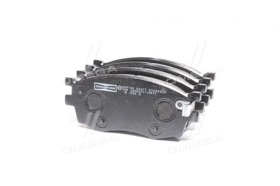 <strong>Колодки гальмові дискові передні Hyundai Accent/Kia Rio II CHAMPIO CHAMPION 572593CH (фото 1)</strong>