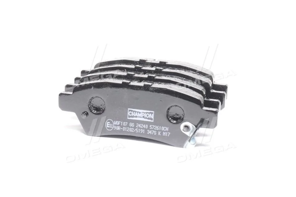 <strong>Колодки тормозные дисковые задние Nissan Navara (05-), Pathfinder III CHAMPION 572610CH (фото 1)</strong>