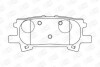 Колодки тормозные дисковые задние LEXUS RX (_U3_) 03-08|TOYOTA HARRIER (_U3_) 03 CHAMPION 572621CH (фото 1)