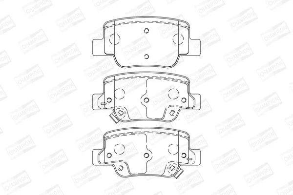 <strong>TOYOTA гальмівні колодки задн. VERSO 09- CHAMPION 572623CH (фото 1)</strong>