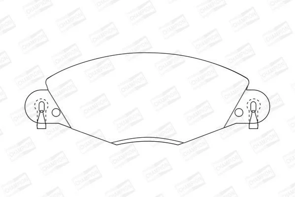 <strong>Колодки гальмівні дискові CHAMPION 573029CH (фото 1)</strong>