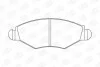 <strong>PEUGEOT Тормозные колодки передн. 206 98- CHAMPION 573051CH (фото 1)</strong>
