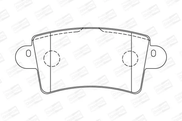 <strong>Колодки тормозные дисковые задние OPEL Movano RENAULT Master CHAMPION 573055CH (фото 1)</strong>