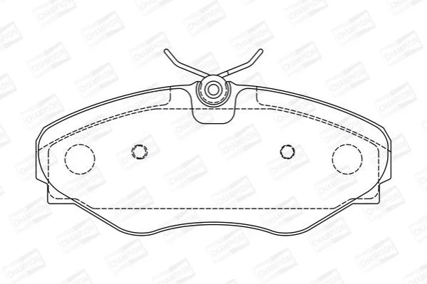 <strong>RENAULT Гальмівні колодки перед. Trafic 01- OPEL Vivaro 01- CHAMPION 573099CH (фото 1)</strong>