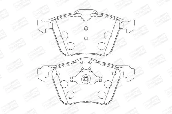<strong>Колодки гальмівні дискові CHAMPION 573179CH (фото 1)</strong>