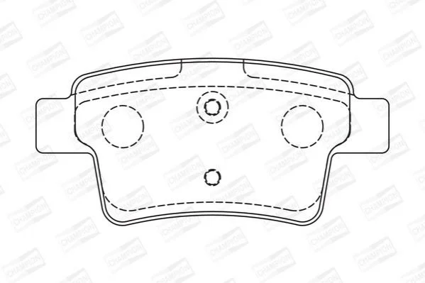 <strong>Колодки гальмівні дискові задні Citroen C4 Grand Picasso I (UA_) 06-13, C4 Picasso I MPV (UD_) 06-15 CHAMPION 573194CH (фото 1)</strong>