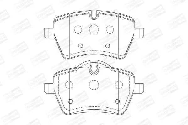 <strong>Колодки гальмові дискові передні MINI MINI (R50, R53) 01-06, MINI (R56) 05-14 CHAMPION 573234CH (фото 1)</strong>