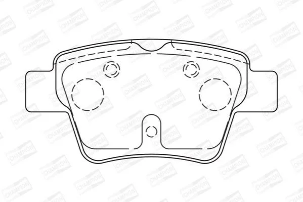<strong>Колодки тормозные дисковые задние Citroen C4 I/ Peugeot 307 (03-09) C CHAMPION 573235CH (фото 1)</strong>