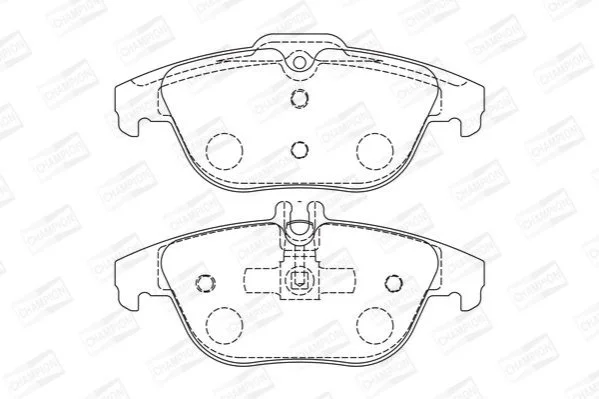 <strong>Колодки гальмівні дискові CHAMPION 573248CH (фото 1)</strong>