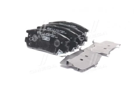 Колодки тормозные дисковые задние CHEVROLET CAPTIVA (C100, C140) 06-|OPEL ANTARA для CHAMPION 573386CH фото товара