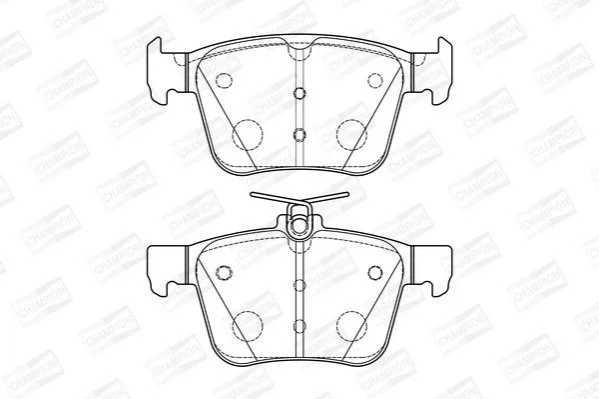 <strong>Колодки тормозные дисковые задние AUDI A3, Golf VII (12-) CHAMPION 573415CH (фото 1)</strong>