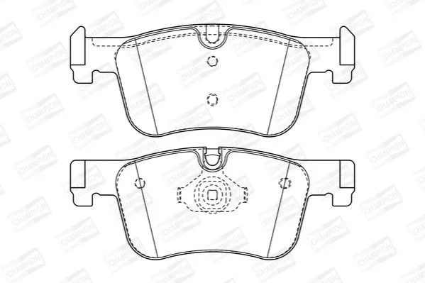 <strong>Колодки тормозные дисковые передние BMW 1 (F20) CHAMPION 573419CH (фото 1)</strong>