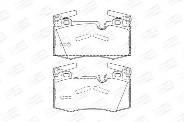 <strong>MINI Гальмівні колодки MINI CLUBMAN (R55) Cooper 10-14 CHAMPION 573423CH (фото 1)</strong>