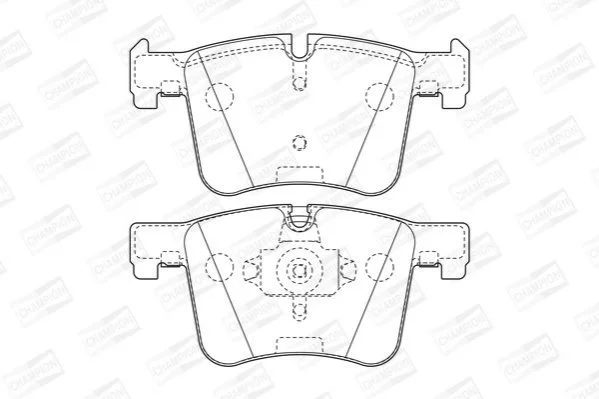 <strong>Колодки гальмові дискові передні BMW X3 20dx, 20ix, 28ix, bis 10/2011/ X3 35i CHAMPION 573432CH (фото 1)</strong>