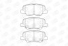 Колодки тормозные дисковые задние Citroen C4 AIRCROSS 10-|MAZDA 6 Estate (GJ, GL) 12- CHAMPION 573442CH (фото 1)