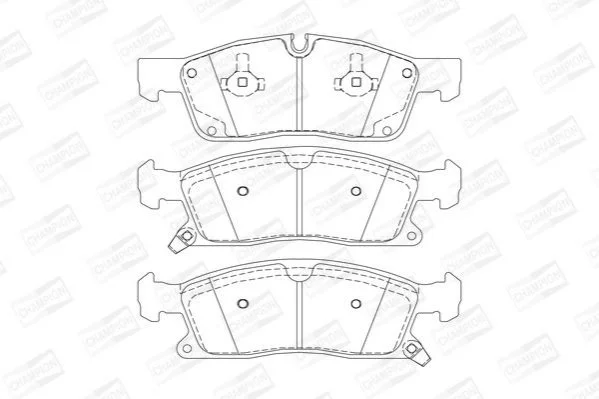 <strong>Колодки гальмові дискові передні JEEP GRAND CHEROKEE IV (WK, WK2) CHAMPION 573459CH (фото 1)</strong>