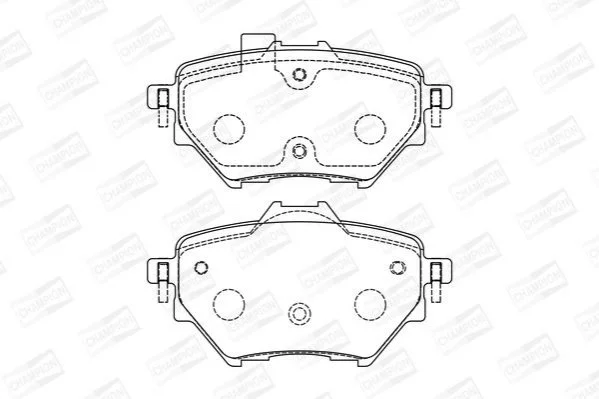 <strong>Колодки тормозные дисковые CITRON BERLINGO (ER_, EC_) 18- CHAMPION 573605CH (фото 1)</strong>