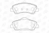 <strong>Колодки тормозные дисковые передние Citroen C4 Cactus / Peugeot 308 II (CHAMPION 573630CH (фото 1)</strong>