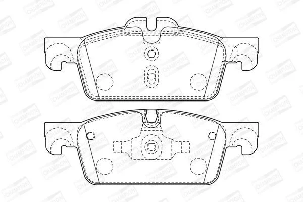 <strong>PEUGEOT гальмівні колодки передн. 508 I CHAMPION 573647CH (фото 1)</strong>