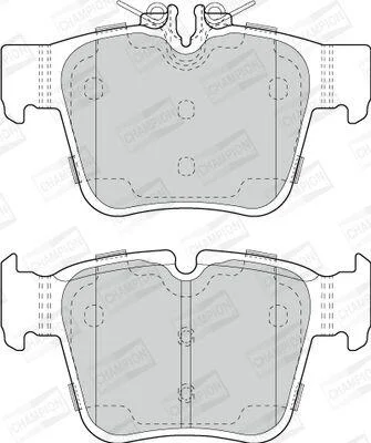<strong>Колодки гальмівні дискові CHAMPION 573803CH (фото 1)</strong>