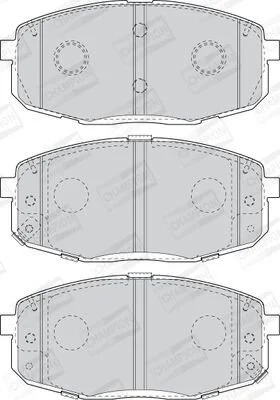 <strong>Колодки гальмівні дискові CHAMPION 573813CH (фото 1)</strong>
