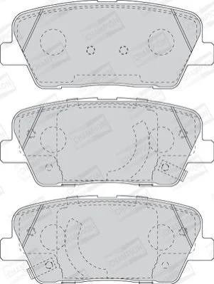 <strong>Колодки гальмівні дискові CHAMPION 573823CH (фото 1)</strong>