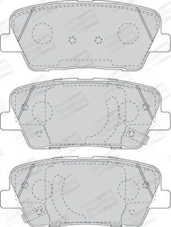Колодки гальмівні дискові для CHAMPION 573823CH фото товару