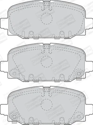 <strong>Колодки гальмівні дискові CHAMPION 573824CH (фото 1)</strong>