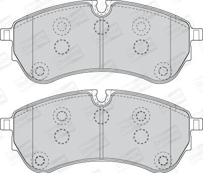 <strong>Колодки гальмівні дискові CHAMPION 573831CH (фото 1)</strong>