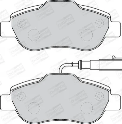 <strong>Колодки гальмівні дискові CHAMPION 573839CH (фото 1)</strong>