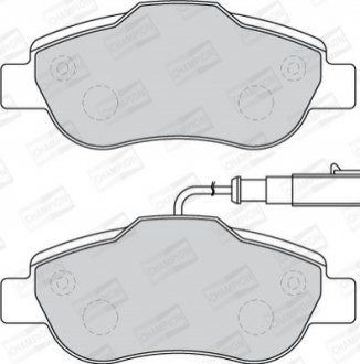 FIAT Колодки тормозные передн.Panda 03-,500,Ford Ka 08- CHAMPION 573839CH фото товара