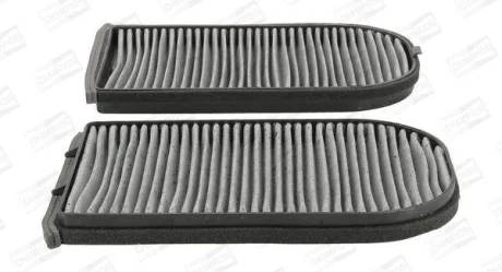 BMW фільтр повітр. салону (вугілля) (к-т 2 шт) E38 94-01 (168*30*374) для BMW, Alpina CHAMPION CCF0216C фото товару